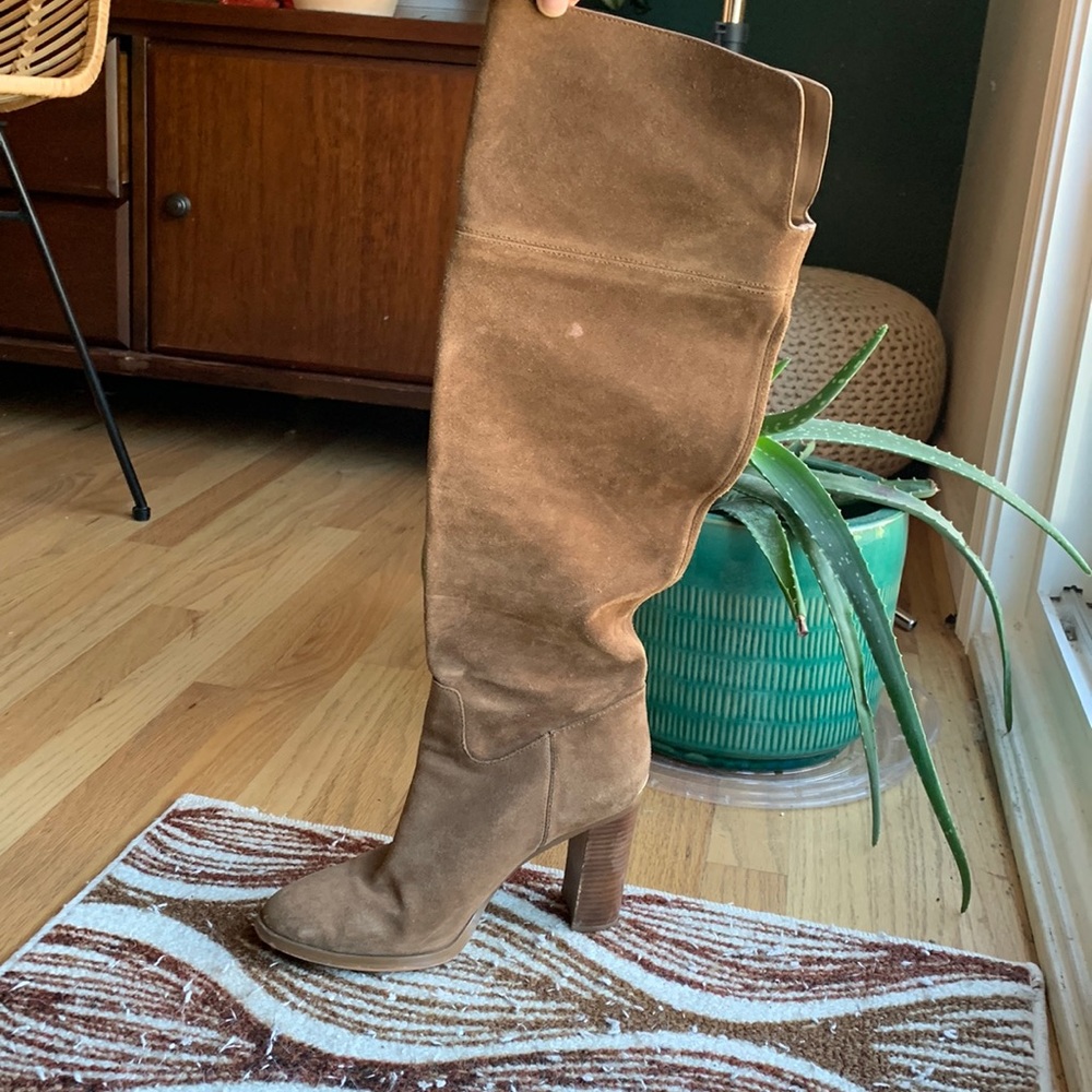 Michael Kors Gently Worn Knee-High Heeled boots.